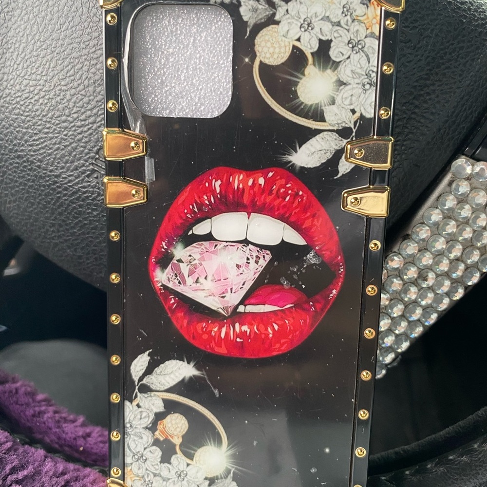 Stylish Red Lip Design Phone Case
